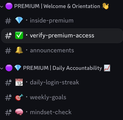 Premium Discord Access (Monthly)