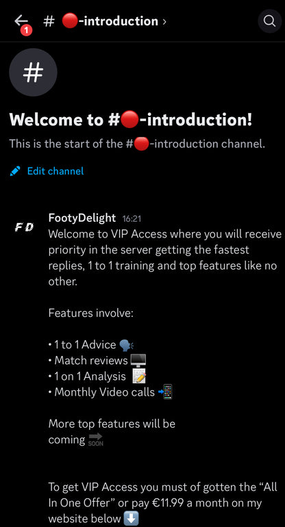 VIP discord access